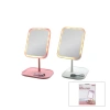 İBİCO İ11-017 ( DİKDÖRTGEN ) ( 7 ) ( LEDLİ & USB ŞARJLI ) MAKYAJ AYNASI ( 90° AÇI AYARLI ) ( TAKILI AYAK ) ( RENKLİ PLS )*60