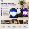 İBİCO İ12-268 ( 10 & 25CM ) ( RENKLİ SULU CAM ) KUM SAATİ HAREKETLİ ( AYNA MODELİ )*20