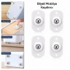 İBİCO İ13-141 ( KARTELALI ) ( 4PCS ) ( TEK BİLYA TEKERLEKLİ ) MOBİLYA EŞYA TAŞIMA APARATI ( 360° ) ( 8KG TAŞIMA KAPASİTE )*20X20