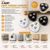 İBİCO İ13-142  ( 4PCS ) ( TEK BİLYA TEKERLEKLİ ) ( POŞETLİ ) MOBİLYA EŞYA TAŞIMA APARATI ( 360° )*20X20