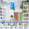 İBİCO İ15-076 TOOTHPASTE DİSPENSER ( OTOMATİK ) DİŞ MACUNU SIKACAK & ( 5Lİ ) DİŞ FIRÇALIK SETİ*120
