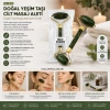 İBİCO İ15-079 DOĞAL YEŞİM TAŞI CİLT MASAJ ALETİ*10X30