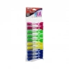 İBİCO İ21-034 ( 10PCS ) ( ÇİÇEK FİGÜRLÜ SİLİKON ) ( RENKLİ UÇ ) ( ŞEFFAF PLASTİK ) MANDAL*12X12