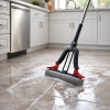 İBİCO İ21-117 MOP ( KENDİNDEN SIKMALI ) PVA SÜNGER MOP & KELEBEK MOP ( KROM SAP = 100CM + PLASTİK BAŞLIK=120CM )*40