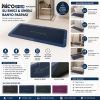 İBİCO İ21-158 ( DİKDÖRTGEN & MAT RENKLER ) ( 40X120CM ) ( SU EMİCİ & SİHİRLİ ) BANYO PASPASI ( ELASTİK )*60