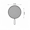 İBİCO İ22-421 ( SİYAH ) ( SAPLI ) ( 25CM ) TEL YAĞ SIÇRATMAZ ( METAL ÇERÇEVE & SAP ) ( SAP=14CM )*12X12