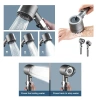 İBİCO K13-043 ( MASAJ UÇLU=ELASTİK SİLİKON ) ULTRA DUŞ BAŞLIK ( 360° ) ( 3 MOD= FONKSİYONLU ) ( SU STOP TUŞLU )*40
