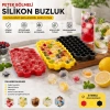 İBİCO K22-016 ( 38 BÖLMELİ ) MİNİ & PETEK PLASTİK & SİLİKON BUZLUK RENKLİ*24=K