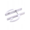 İBİCO POŞETLİ ( BANYO-WC & KİLİTLİ ) ( BEYAZ ) PVC KAPI KOLU*50