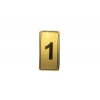 KAPI NUMARASI NO-1 SİLİKONLU YAPIŞKANLI*10X20