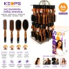 KEOPS FRÇ-47 (449922) (BAMBU SAP=SİLİKON KAPLI UÇ & BAMBU GÖVDE ) (MİX=FÖN & SAÇ FIRÇASI & TARAK) (METAL STANDLI)*64X2