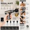 KML KL-118  (ŞARJLI) MASAJ ALETİ (TABANCA MODEL) (TOP & Y ŞEKİL & KALEM UÇ) (6 SEVİYE TİTREŞİM) (KAS MASAJI)*30