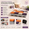 KRT-1048 ( SANDIK MODELİ & BONCUKLU ) RENKLİ SÜNGERLİ İĞNELİK*12X1
