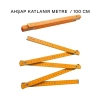 KRT-1083 AHŞAP KATLANIR METRE ( 1MT )*24X20