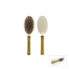 LB COMB VM-145 ( OVAL ) ( AHŞAP SAP & PLS.GÖVDE) ( SAÇ FIRÇASI &TARAK ) (BEYAZ PLS.& RENKLİ TOP UÇ )*24X6