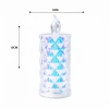 LED CANDLE KAMP YAKUT-13637 ( BÜYÜK BOY= ÇAP:5CM & Y: 16CM ) ( PİLLİ ) LED MUM ( MİKA KRİSTAL PLASTİK )*12X20