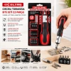 ELTAŞ LRD-005 ( 13PCS ) ( SİLİKON SAP & CR-V ) CIRCIRLI TORNAVİDA BİTS SETİ ( 3 KADEME & ÇİFT YÖNLÜ & MANYETİK UÇ TUTUCU )*200