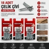 MEDALYAN DL-20 ( 4X50 ) ( 18PCS ) ( BETON ) ÇELİK ÇİVİ*12X12
