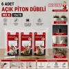 MEDALYAN DL-26 ( 19X70 ) ( 6PCS ) AÇIK PİTON DÜBELLİ*12X10