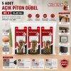 MEDALYAN DL-27 ( 20X80 ) ( 5PCS ) AÇIK PİTON DÜBELLİ*12X10