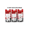 MEDALYAN DL-38 ( NO-6 ) ( 12PCS ) ÇELİK ÇİVİLİ KROŞE *12X9