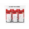 MEDALYAN DL-47 ( NO-8 ) ( 25PCS ) DÜBEL BEYAZ & PLASTİK*12X9