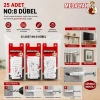 MEDALYAN DL-47 ( NO-8 ) ( 25PCS ) DÜBEL BEYAZ & PLASTİK*12X9