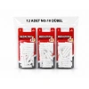MEDALYAN DL-48 ( NO-10 ) ( 12PCS ) DÜBEL BEYAZ & PLASTİK*12X9
