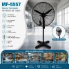 MF-5557 (SANAYİ TİPİ) (26İNC & 67CM & AYARLANABİLİR BAŞLIK) (3 KADEMELİ & 3 KANAT & 220V) AYAKLI VANTİLATÖR*2=K