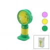 MINI HANDHELD (USB ŞARJ) MİNİ EL FANI (ÇAP:7.7CM & Y:15CM) (SABİT BAŞLIK) (TELEFONLUKLU M.ÜSTÜ AYAK)(BRKT-726492-726539)*240
