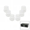 MİR-1539 ( 6PCS ) ( ÜZÜM & KABARCIKLI CAM ) KAHVE YANI BARDAK ( 90ML )*24=K