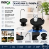 NEROX NRX-4337 ( USB ŞARJLI & OTOMATİK ) DAMACANA SU POMPASI  & STAND ( 360° BAŞLIK )*12