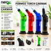 NEROX NRX-9308 ( OYNAR BAŞLI ) ( PÜRMÜZ & TORCH ) ( NARGİLE & KAMP ) ÇAKMAK ( DOLDURULABİLİR ) ( AYAKDA DURABİLİR )*12X12