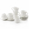 NEWLİFE CLKN-1652-A-B-C-D-E-H ( 12PCS=6-TAKIM ) PORSELEN KAHVE FİNCANI*18