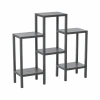 OMBEG OM-1108-0150-0015 ( 6 ( DÜZ ) RAFLI & GRİ ) MODÜLER ÜNİTE PLASTİK*4