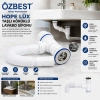 ÖZBEST HOPE ( LÜX PASLANMAZ ) TAŞLI KÖRÜKLÜ LAVABO SİFON*50