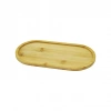 PABLITO PBT-278 ( OVAL ) AHŞAP BAMBU YAĞDANLIK ALTLIK ( MİNİ TEPSİ ) ( 20X10X0.8CM )*240