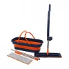 PABLITO PBT-327 (KENDİNDEN SIKMALI) (KATLANIR& TEKERLİ KOVALI) MOP SETİ (YEDEK BEZLİ)(360° BAŞLIK=11.5X41CM& SAP:130CM)*50