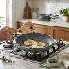 PAPİLLA FRED ( EGG PAN ) ( 22 CM ) ( SAHAN ) ( GRANİT TAVA ) ( GRİ KIRÇILLI ) ( ÇİFT SAPLI ) ( BRKT-712289 )*12=K