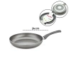 PAPİLLA FRED ( FRYİNG PAN ) ( 24 CM ) ( MAXİ ) ( GRANİT TAVA ) ( GRİ KIRÇILLI ) ( TEK SAPLI ) ( BRKT-705694 )*6=K
