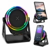 PLATOON PL-4676 ( BT & SD & USB ŞARJLI ) ( TELEFON TUTACAK ) ( RGB IŞIKLI ) BLUETOOTH WİRELESS SPEAKER HOPARLÖR ( 5W )*60