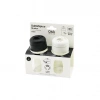 QLUX C-00201 ( 2 PCS ) ( CAM ) TUZLUK & BAHARATLIK SET ( PLASTİK KAPAK= 3 SİTİL DÖKÜM )*6=K