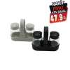 QLUX C-00381 DROP (STANDLI) (2 PCS) (CAM) TUZLUK & BAHARATLIK SET (PLS.KAPAK & KÜRDANLIKLI STAND) (TAŞIMA KULPLU)*15=K
