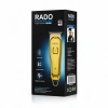 RADO RD-3638 ( SARI METAL KAPLAMA & USB SARJLI & T BIÇAK) ( 3 KESİM TARAK & YAĞ ŞİŞE & TEMİZLEME FIRÇA ) SAÇ SAKAL KESME & TRAŞ MAKİNE*60