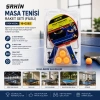 ŞAHİN TOOLS ŞHT-361 ( MASA TENİSİ ) ( FİLELİ ) PİNPON  RAKET SETİ ( 2PCS RAKET & 3PCS TOP & 1PCS FİLE - AYAK )*50