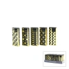 SİLVİO MONETTİ SM-222P ( H ) ( ZİGZAG DESEN ) ( RÜZGAR ) PÜRMÜZ ÇAKMAK*25X20