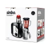 SİNBO SJ-3195 KATI MEYVE & SEBZE SIKACAK BLENDER SET ( 600W) ( 1000ML MEYVE SUYU HAZNESİ ) ( 2N1 )*2
