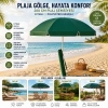 SKYBELT SKY-112 ( 200CM SAPLI ) ( ÇAP:180CM ) ( DÜZ - TEK RENK ) PLAJ ŞEMSİYESİ ( OMUZ ASKI ÇANTALI ) ( 8 TELLİ & FIBERGLASS ) ( POLYESTER KUMAŞ )*12=K