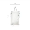 SMOKELESS CANDLES YAKUT-9459 ( BÜYÜK BOY ) ( DAMLA AKAN MUM MODELİ ) ( PİLLİ ) LED MUM*24X20