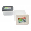 SOFTCHEF-00984 FRESH BOX ( DERİN & 1100ML ) PLASTİK ŞEFFAF SAKLAMA KABI ( RENKLİ KAPAK )*24=K